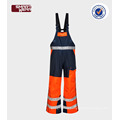 Wholesale overall workwear hi vis winter Safety Mens bib pants